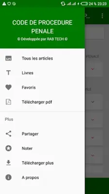 TOSSINCode de procédure pénal android App screenshot 6